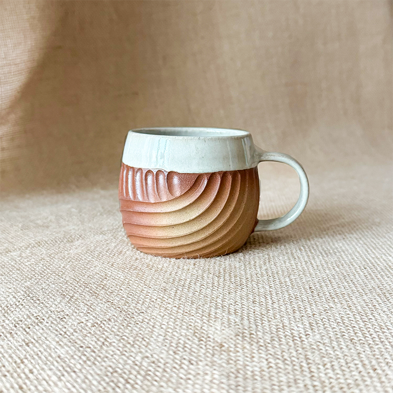 TEA CUP : Handmade ceramic mug