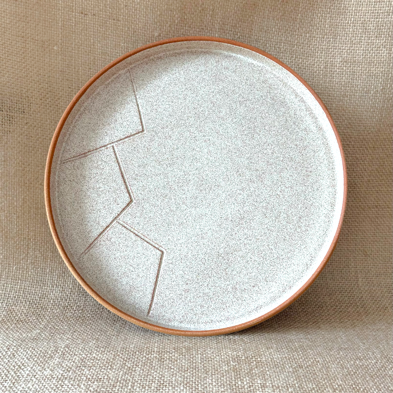 Handmade Ceramic Platters | Handmade Pottery Platters | Facets by Garima