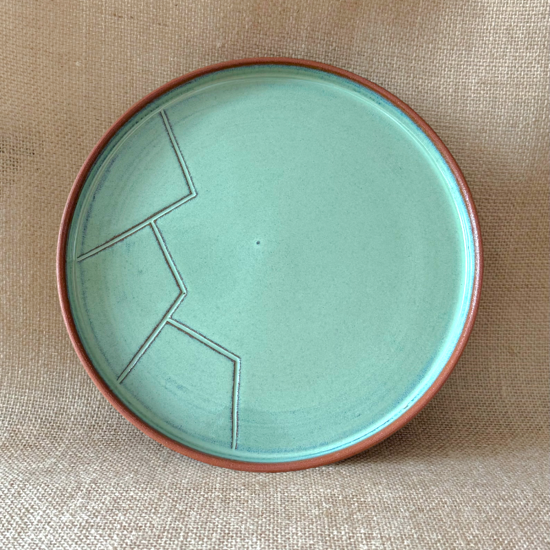 Handmade Ceramic Platters | Handmade Pottery Platters | Facets by Garima
