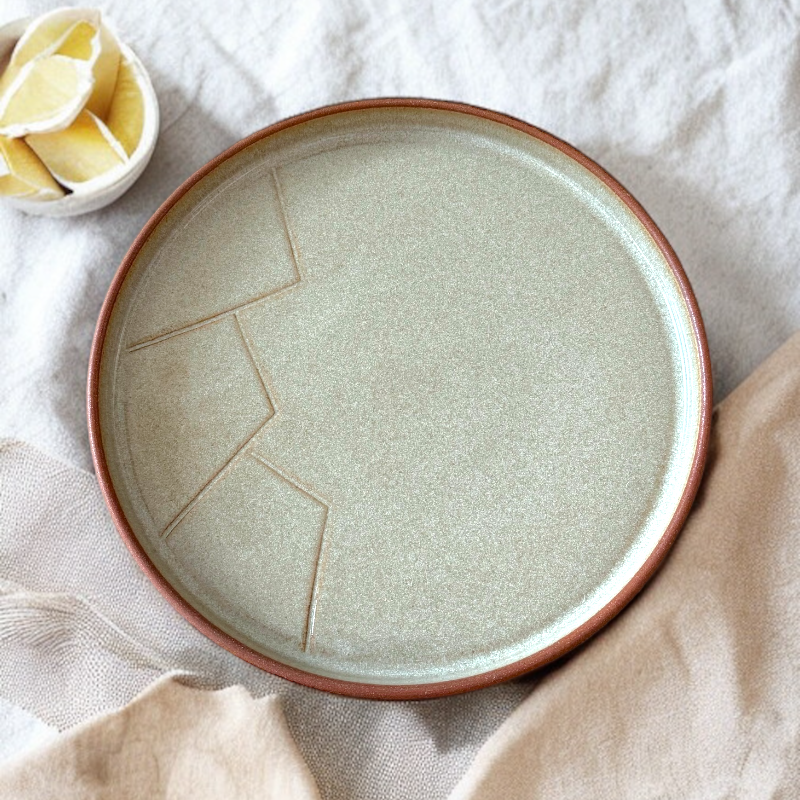 Handmade Ceramic Platters | Handmade Pottery Platters | Facets by Garima