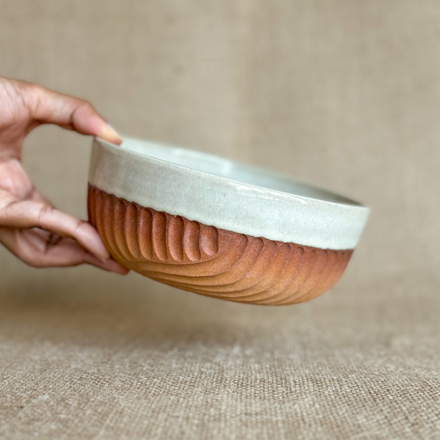SERVING BOWL SMALL : Handmade Ceramic Bowl