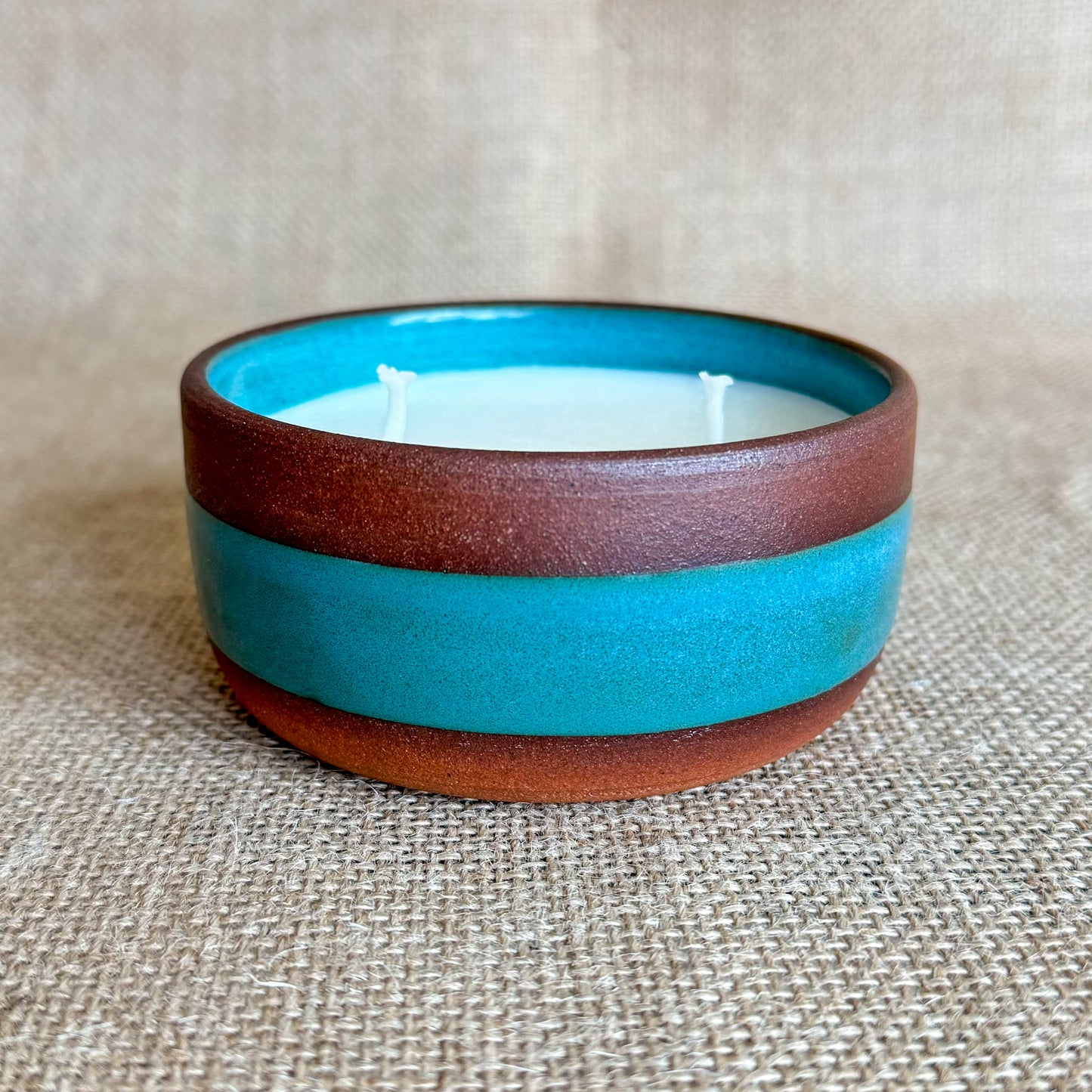 CANDLE : Handmade ceramic Soy Wax Candle