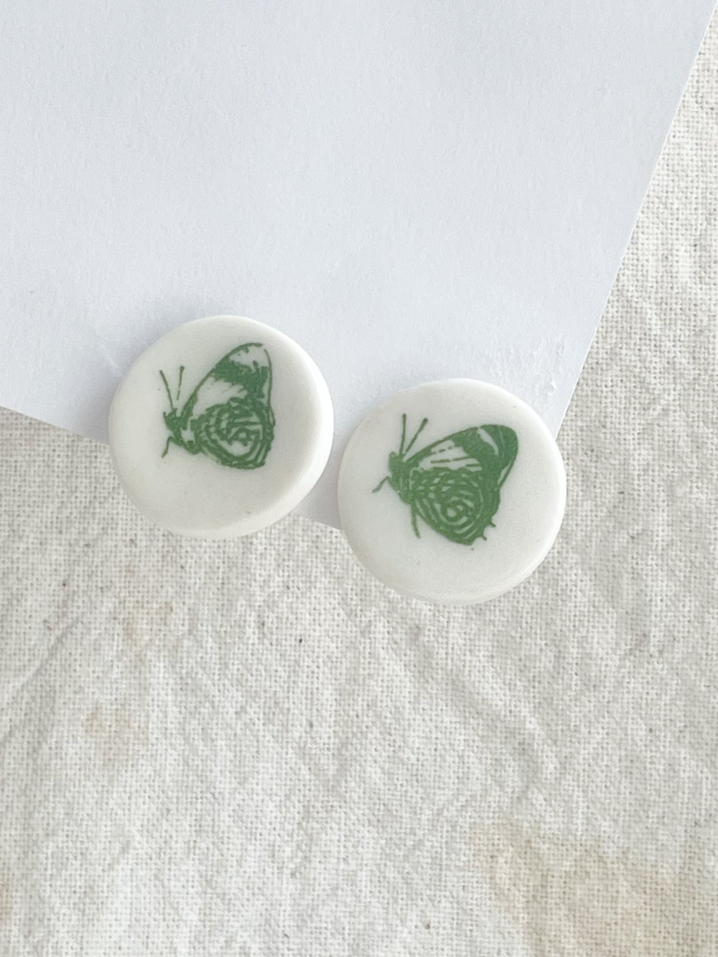 Porcelain Earring: Botanic Collection