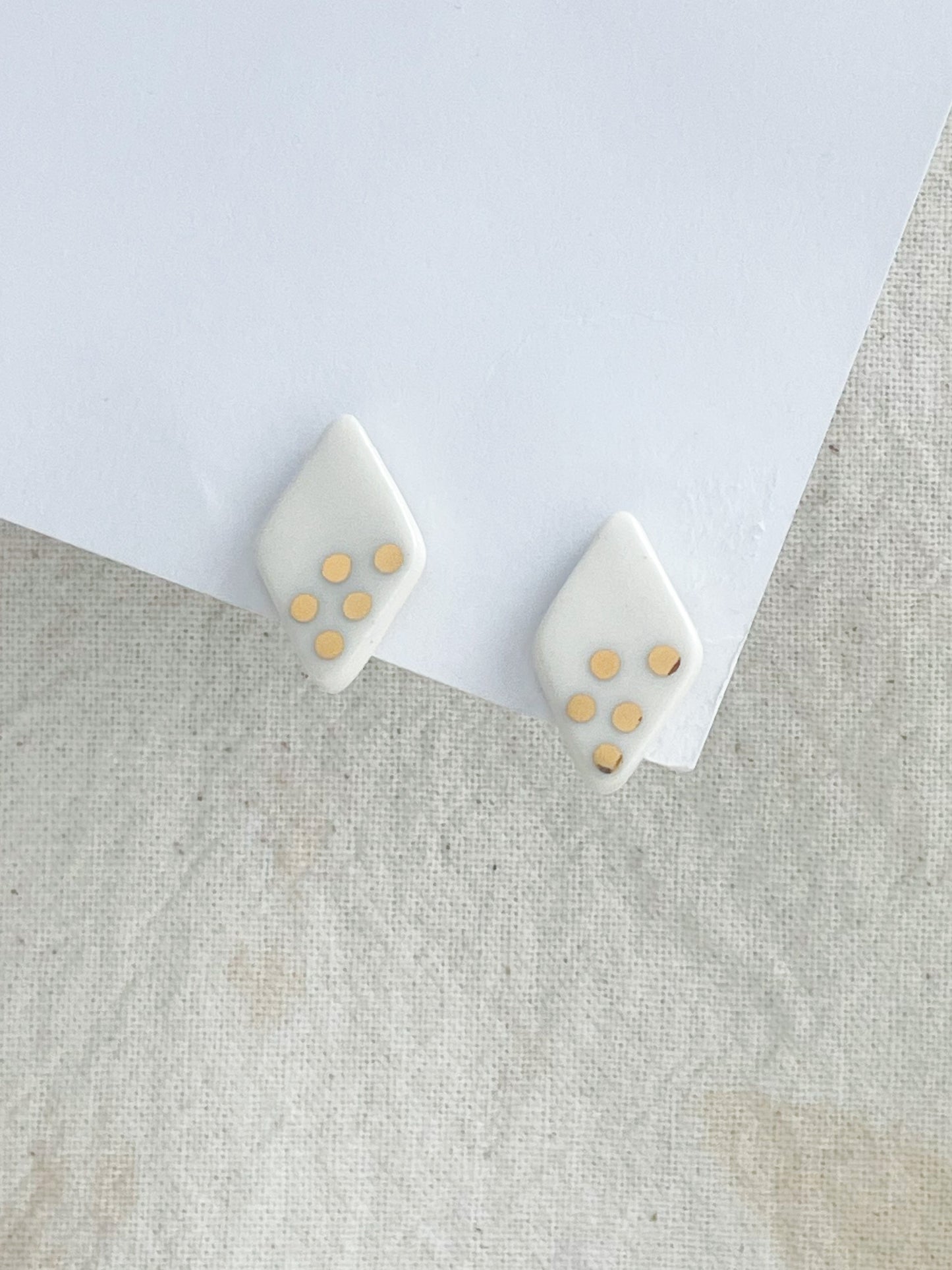 Porcelain Earring: Sun Kissed