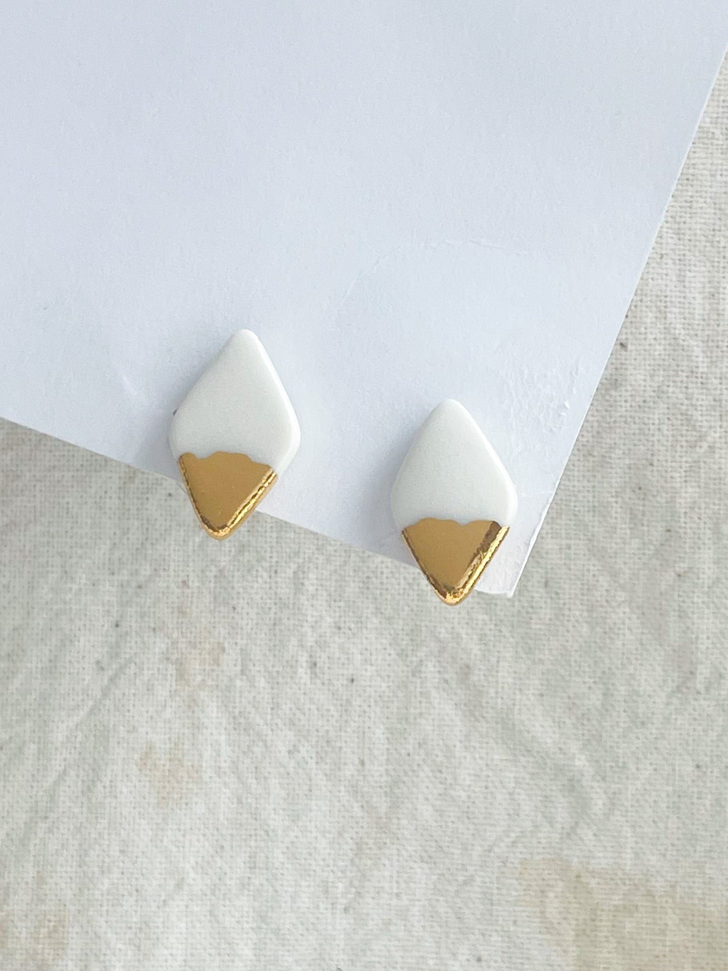 Porcelain Earring: Sun Kissed