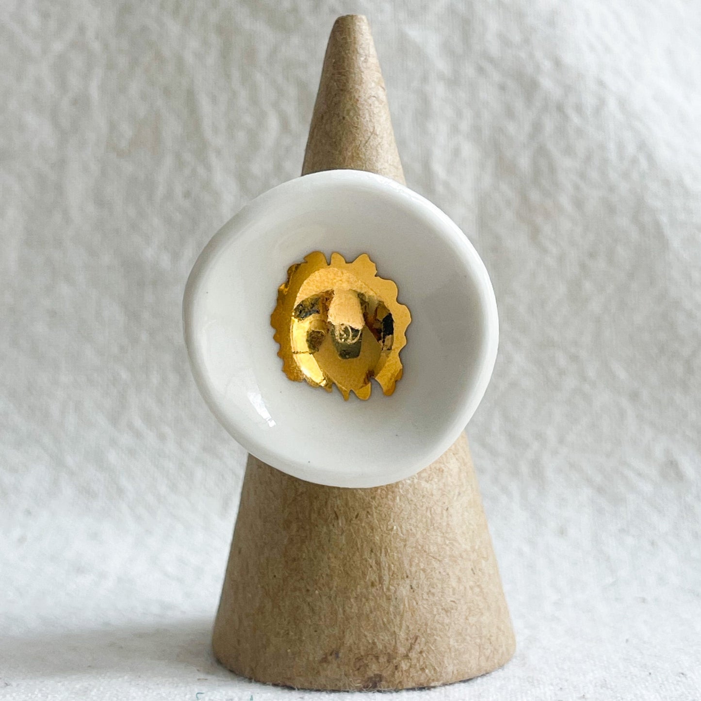 Handmade Porcelain Clay RIng