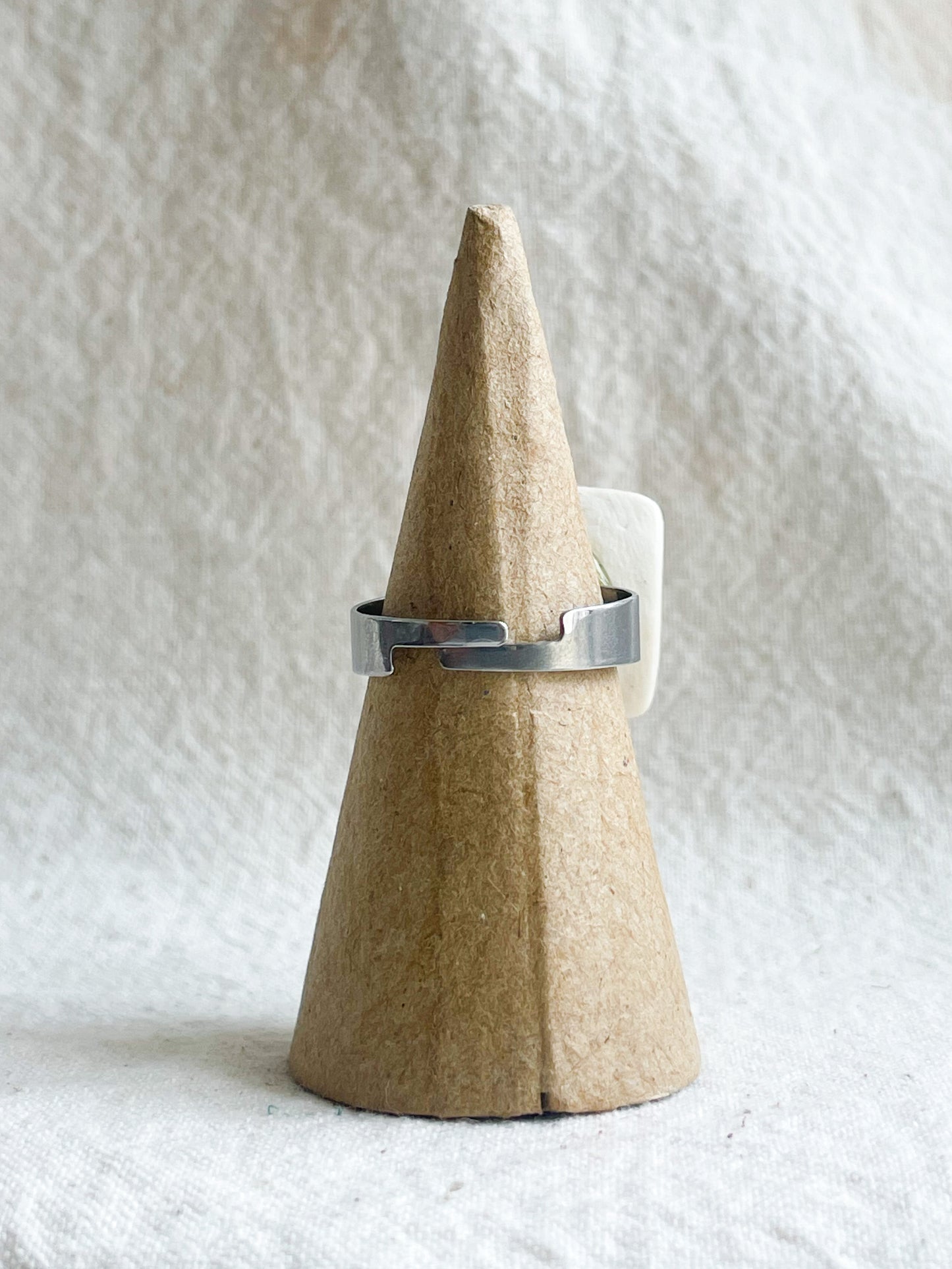 Porcelain Ring: Silver Lining