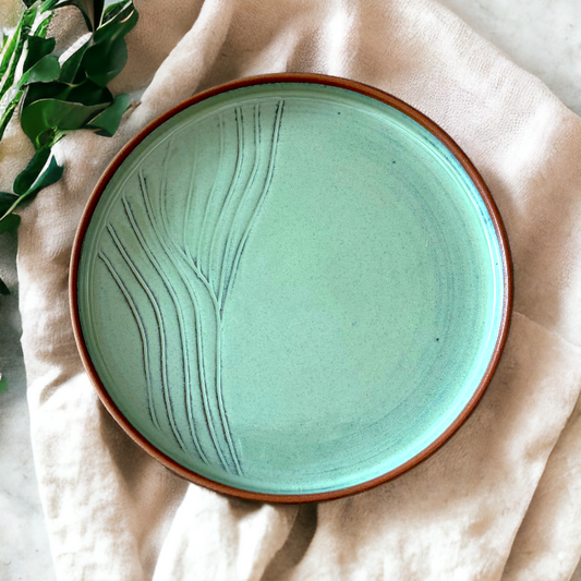 Ceramic Serving Platters | Pottery Serving Platter | Facets by Garima