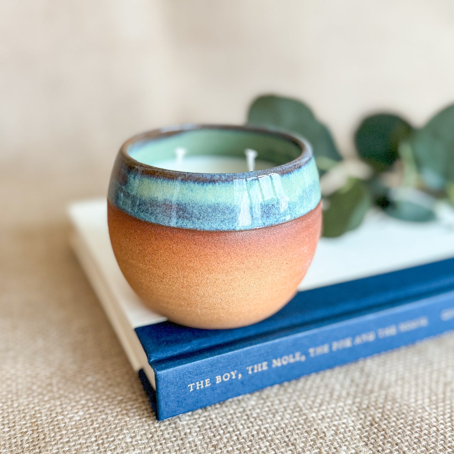 CANDLE : Handmade ceramic Soy Wax Candle