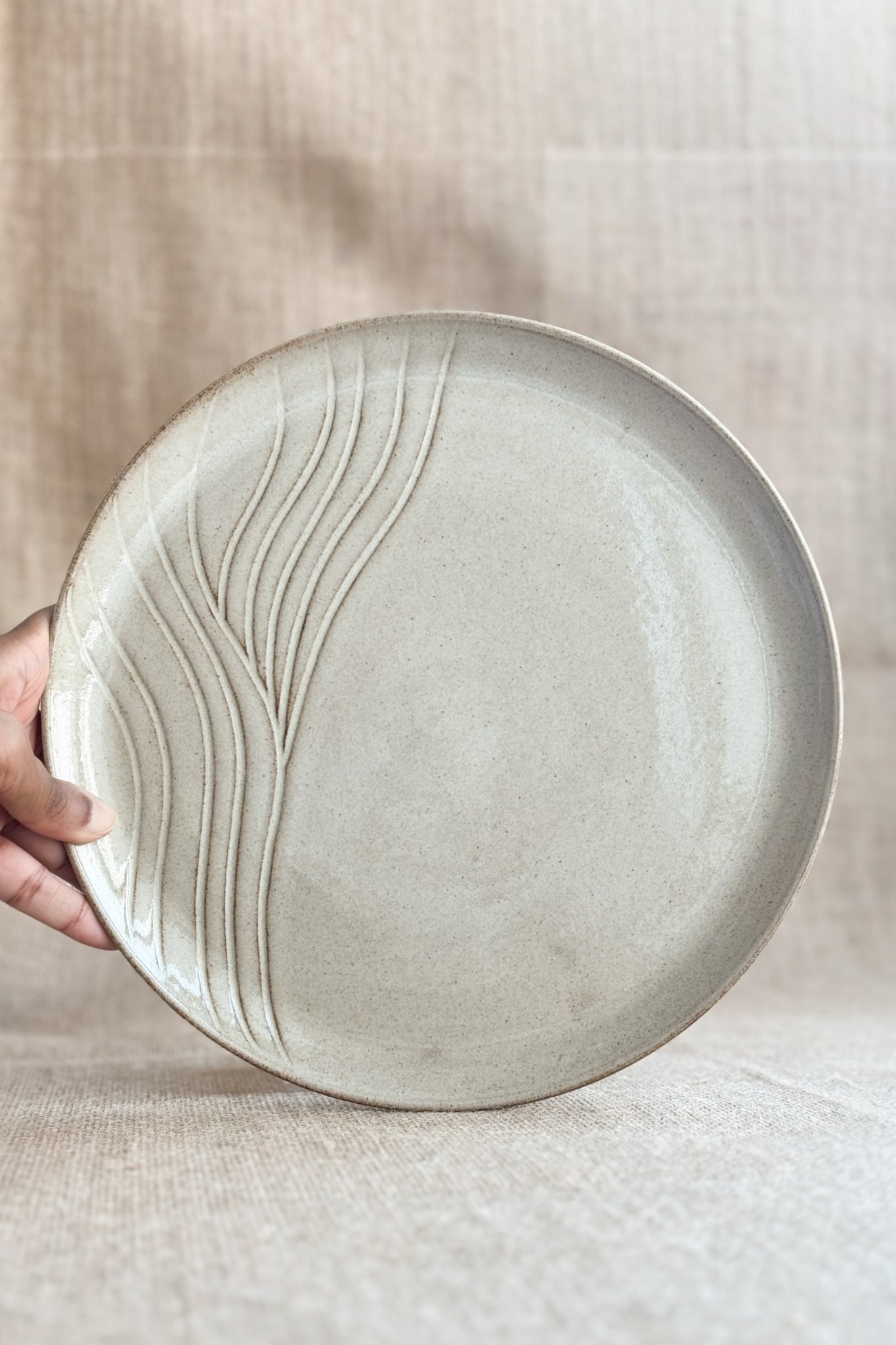 DINNER  PLATE : Handmade Ceramic Plate