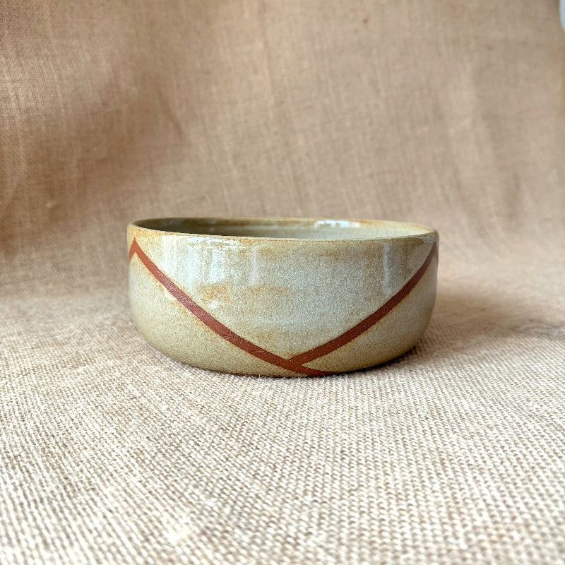 Handmade ceramic serving bowl Sea Salt