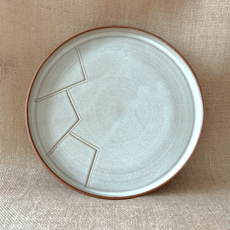 Handmade Ceramic Platters | Handmade Pottery Platters | Facets by Garima
