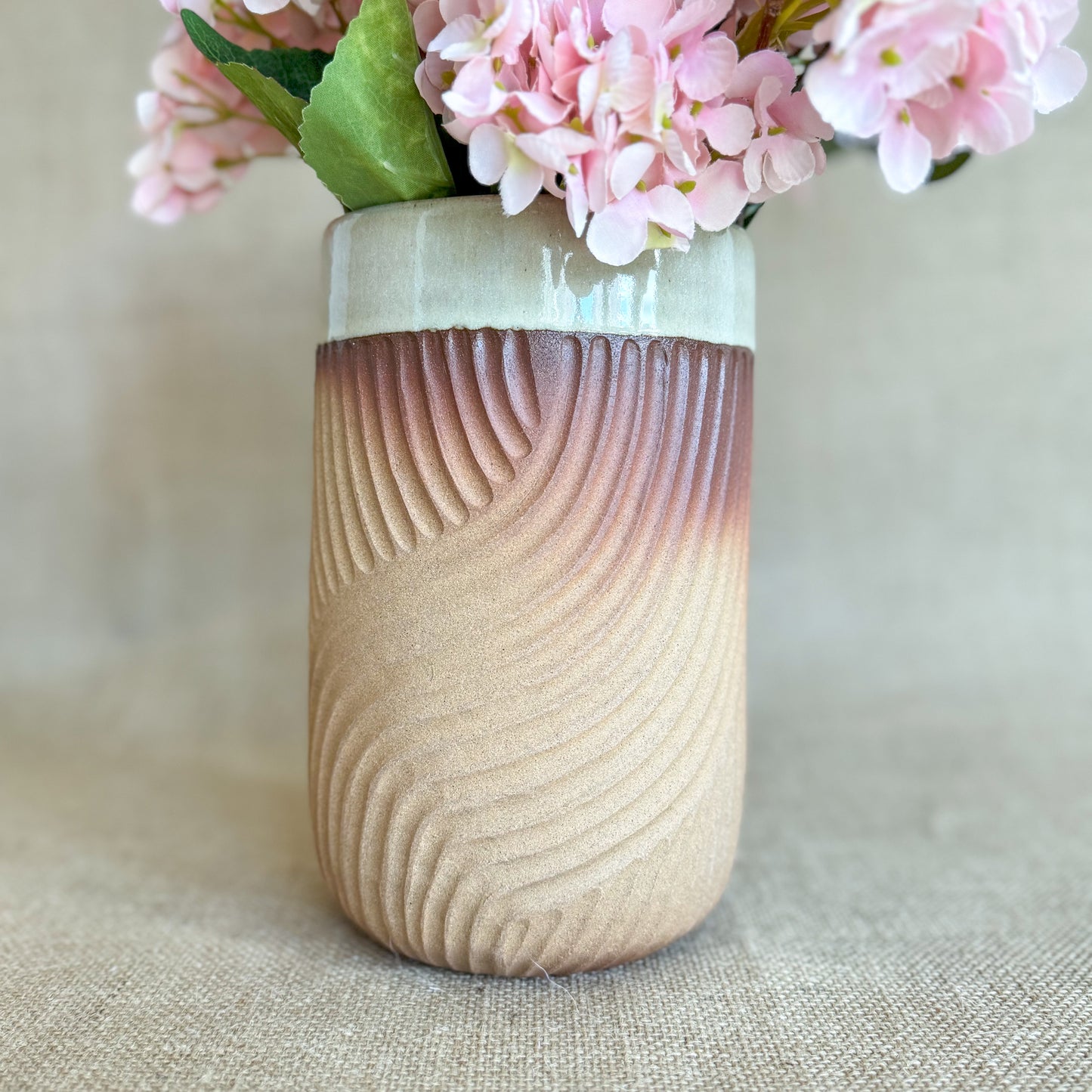 Vase: Handmade ceramic Vase