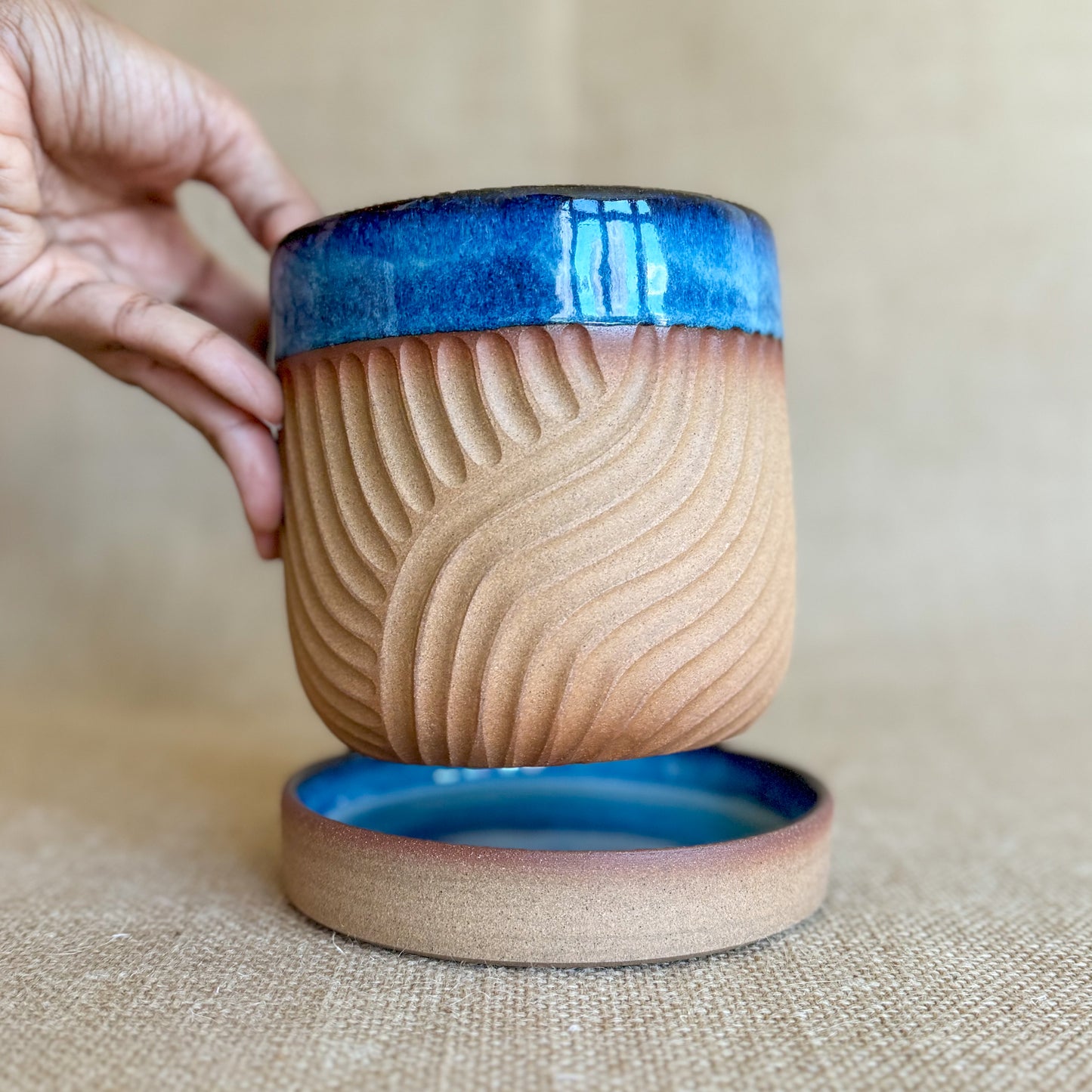 Planter: Handmade ceramic Planter