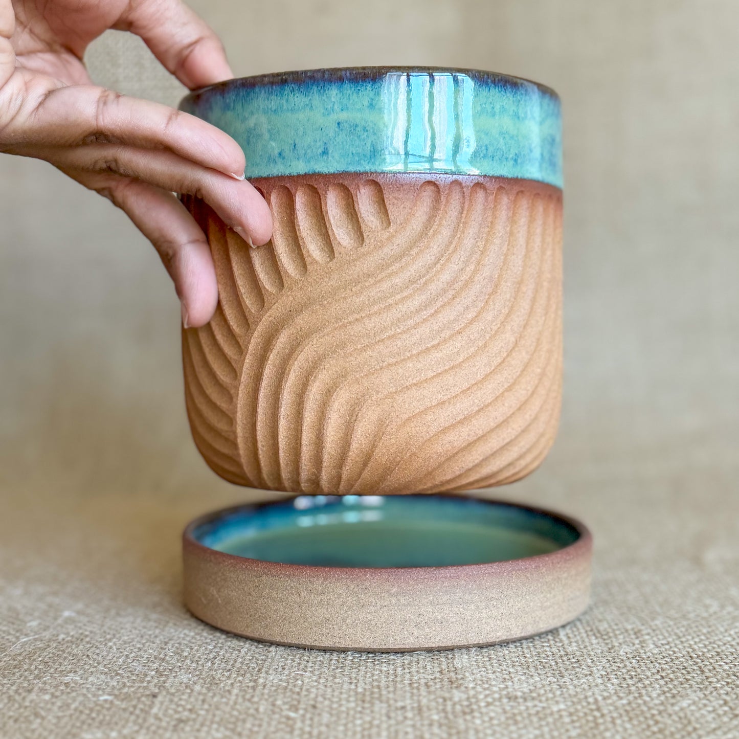 Planter: Handmade ceramic Planter