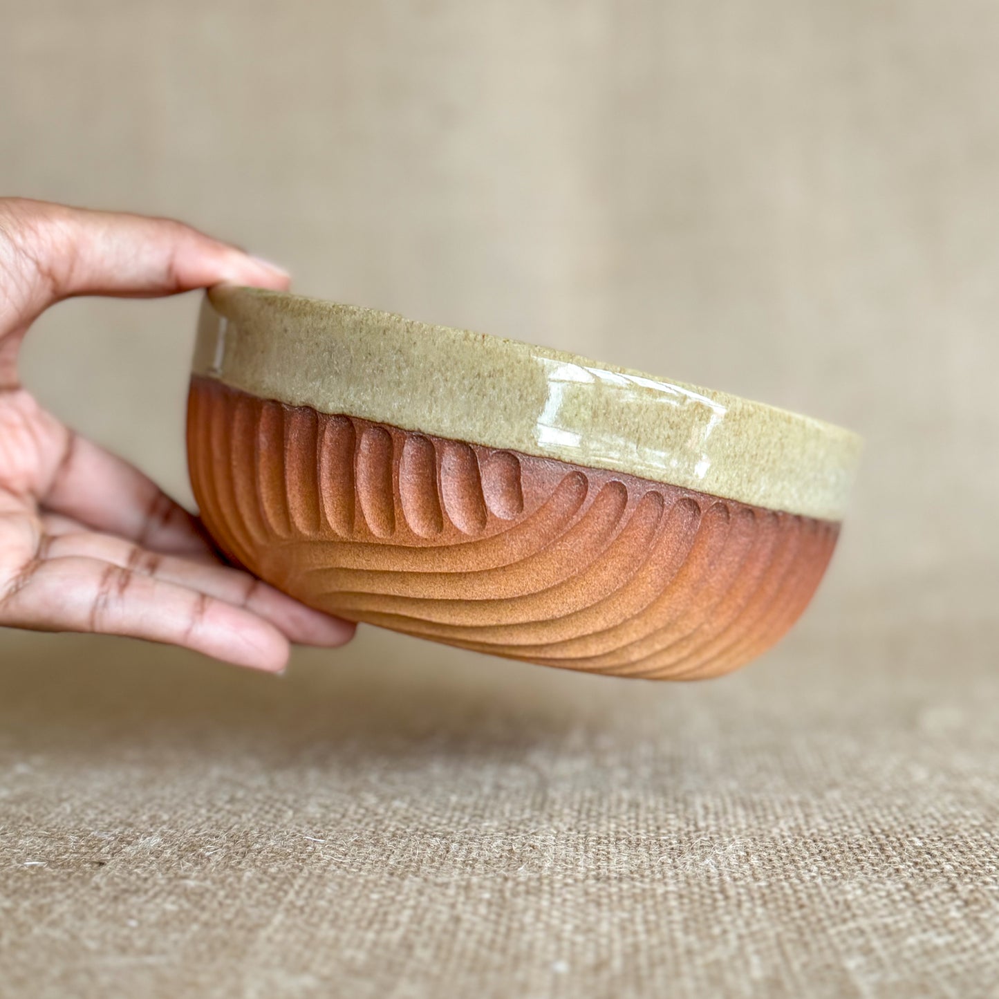 SERVING BOWL SMALL : Handmade Ceramic Bowl