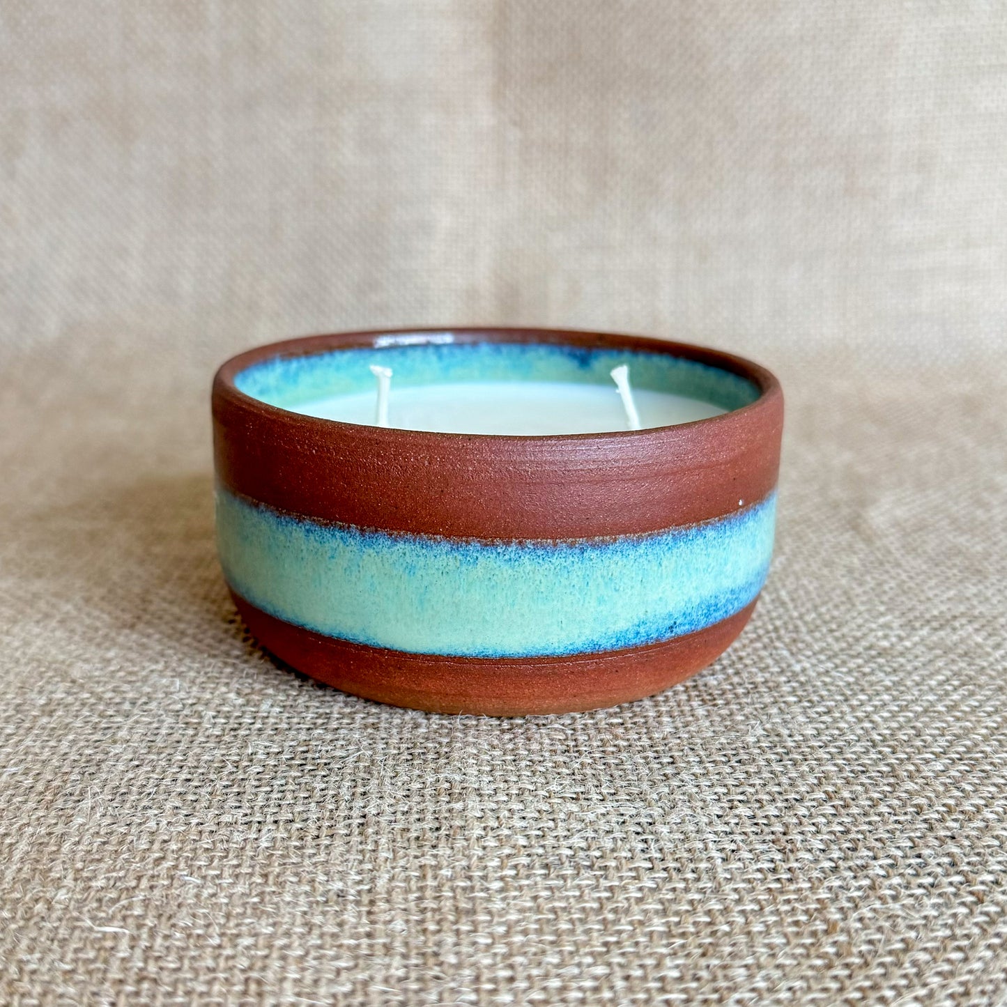 CANDLE : Handmade ceramic Soy Wax Candle