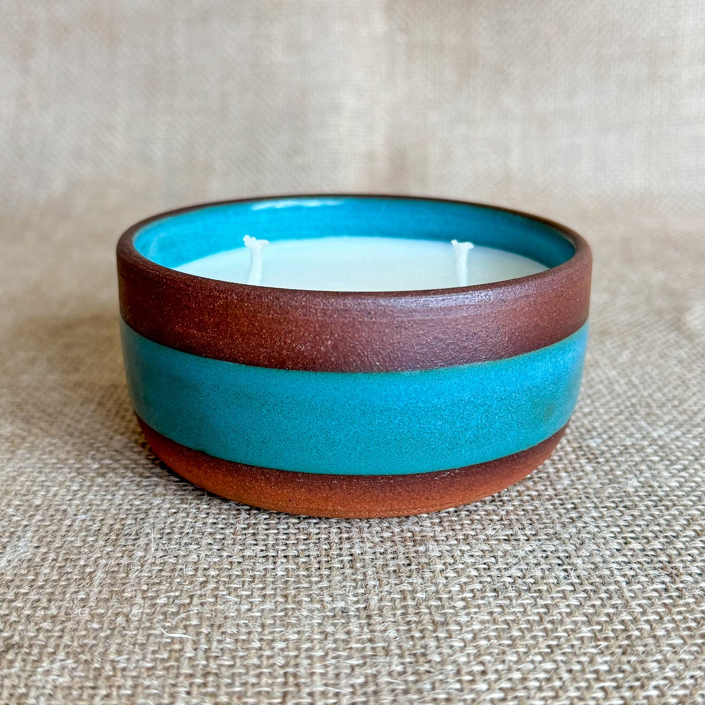 CANDLE : Handmade ceramic Soy Wax Candle