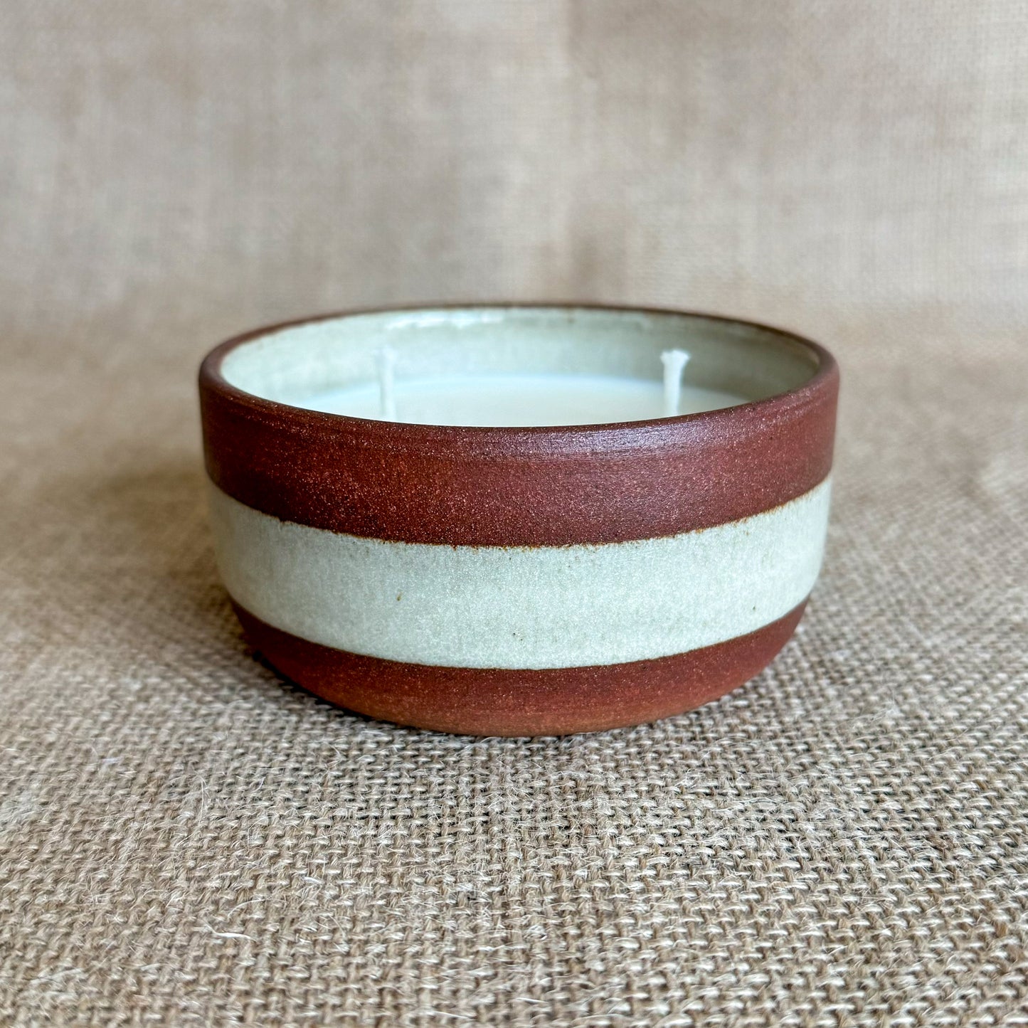 CANDLE : Handmade ceramic Soy Wax Candle