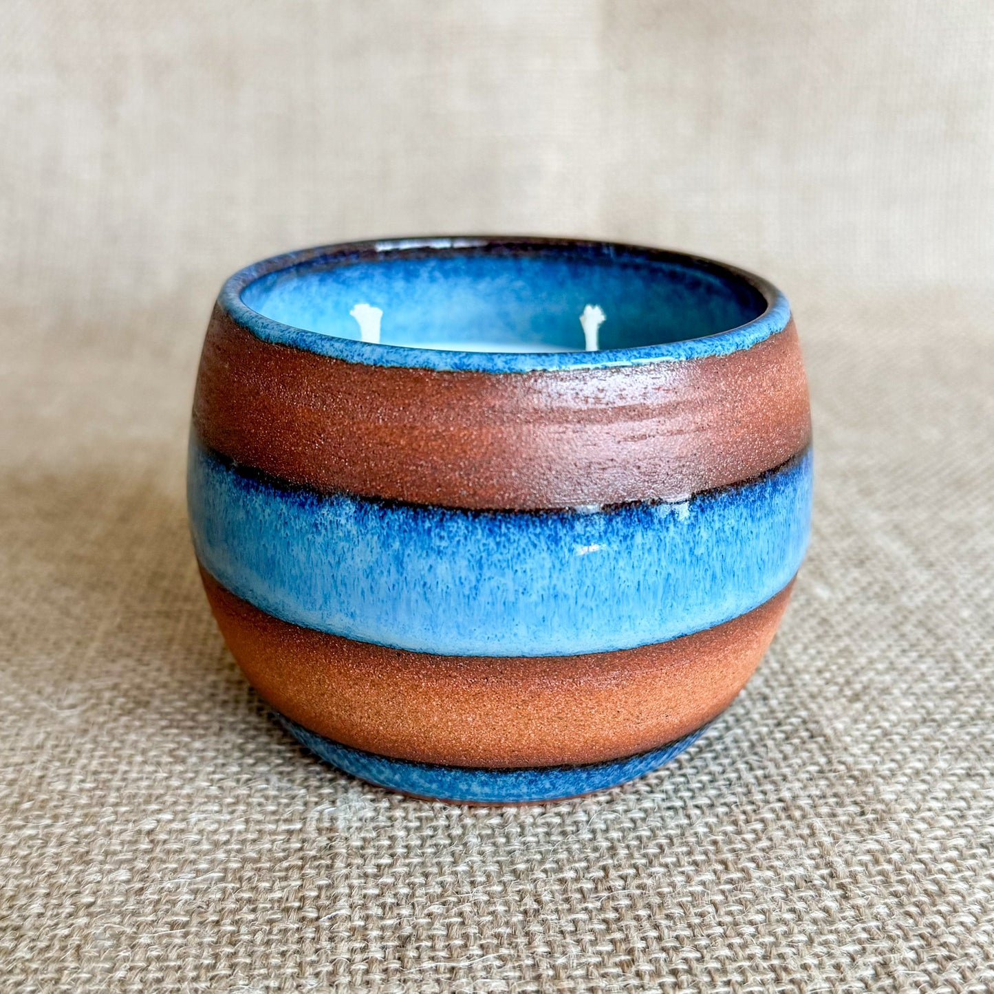 CANDLE : Handmade ceramic Soy Wax Candle