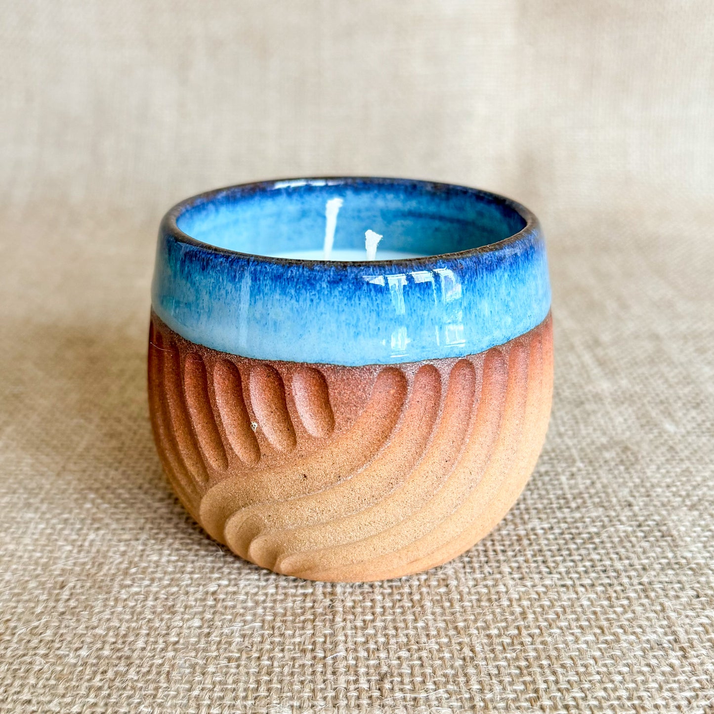 CANDLE : Handmade ceramic Soy Wax Candle