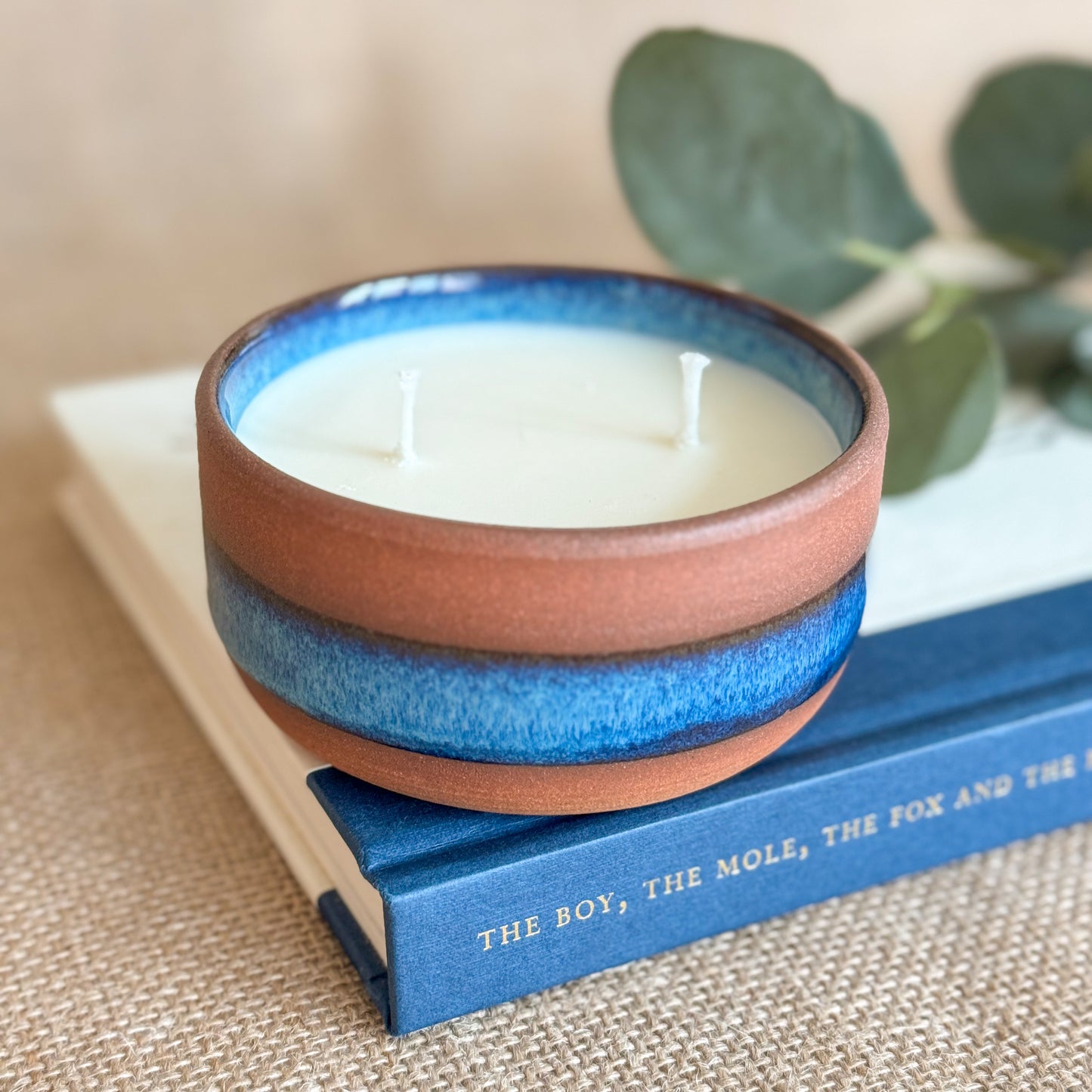 CANDLE : Handmade ceramic Soy Wax Candle