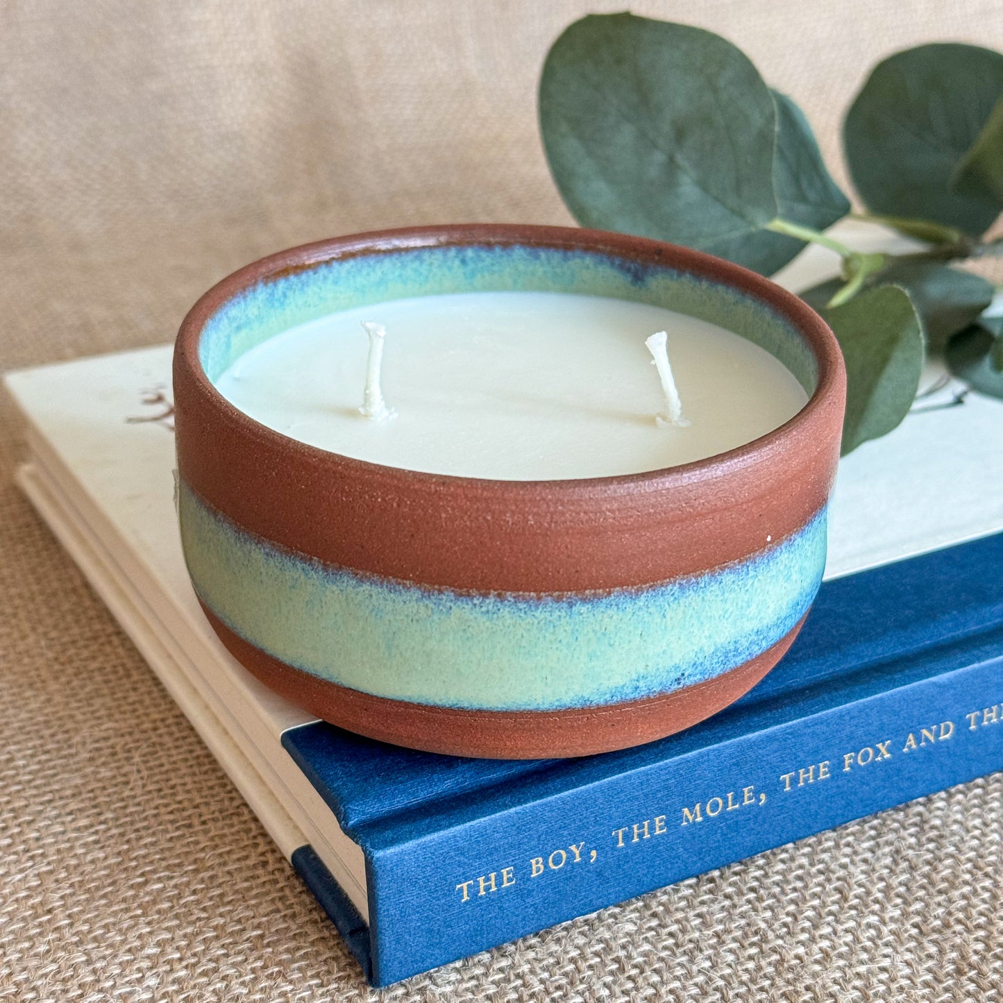 CANDLE : Handmade ceramic Soy Wax Candle