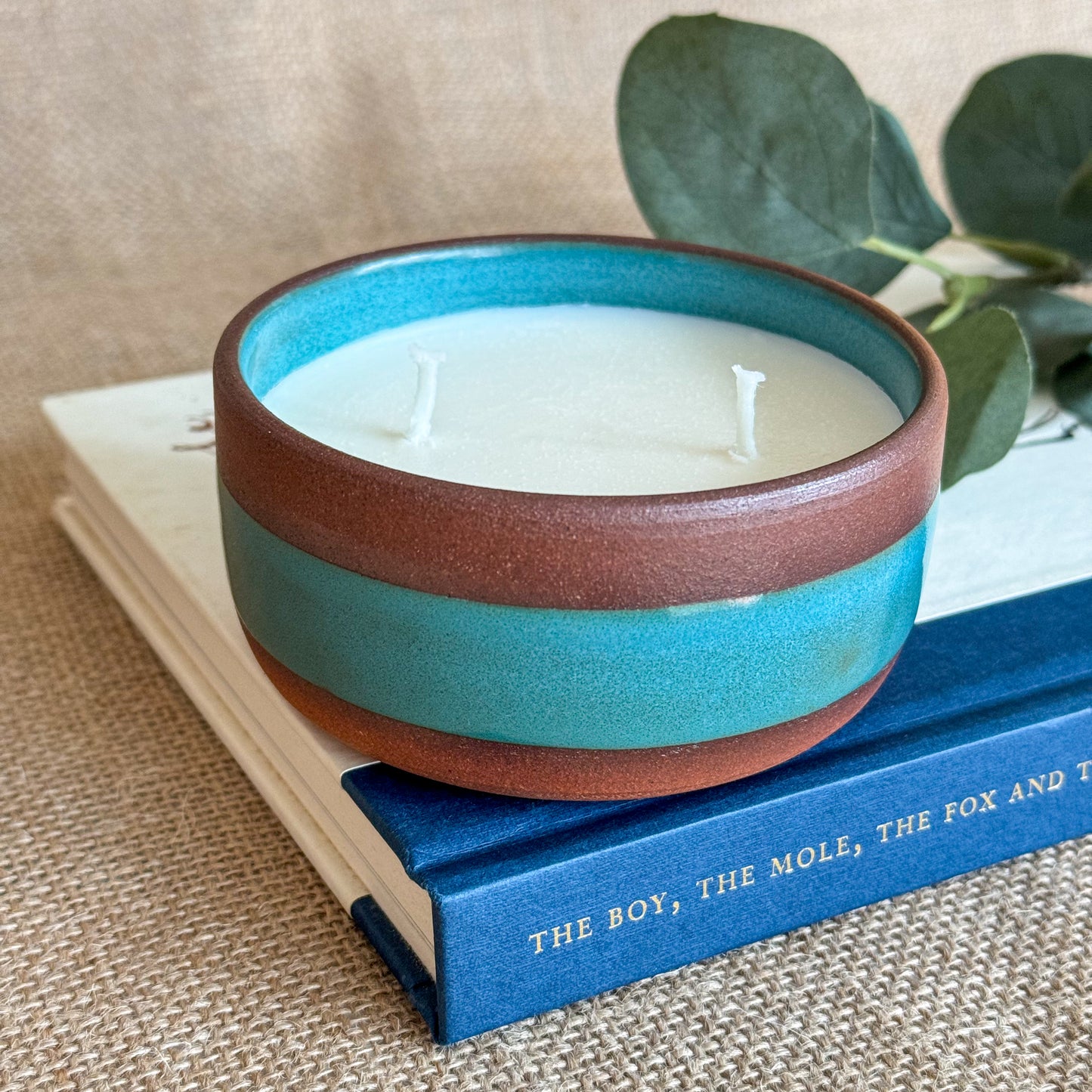 CANDLE : Handmade ceramic Soy Wax Candle