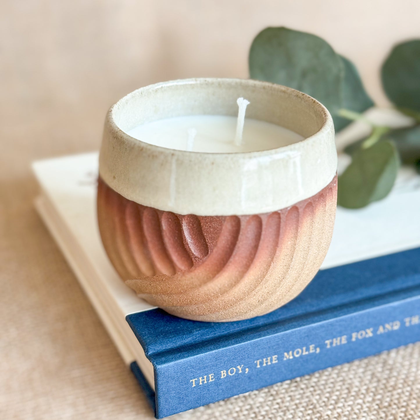 CANDLE : Handmade ceramic Soy Wax Candle