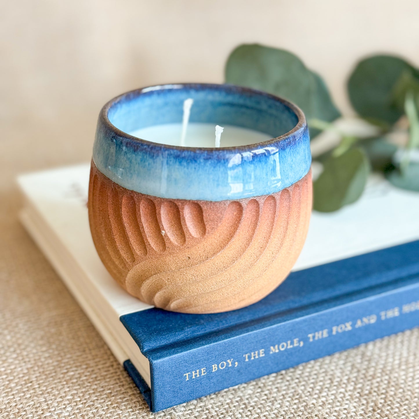 CANDLE : Handmade ceramic Soy Wax Candle