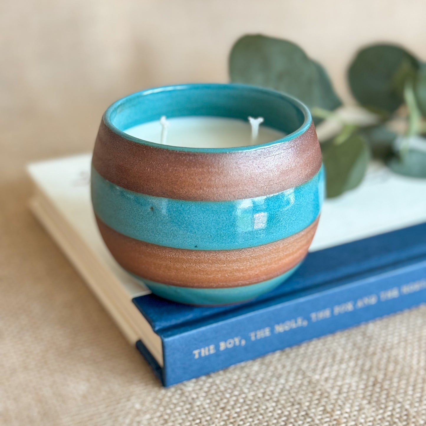 CANDLE : Handmade ceramic Soy Wax Candle