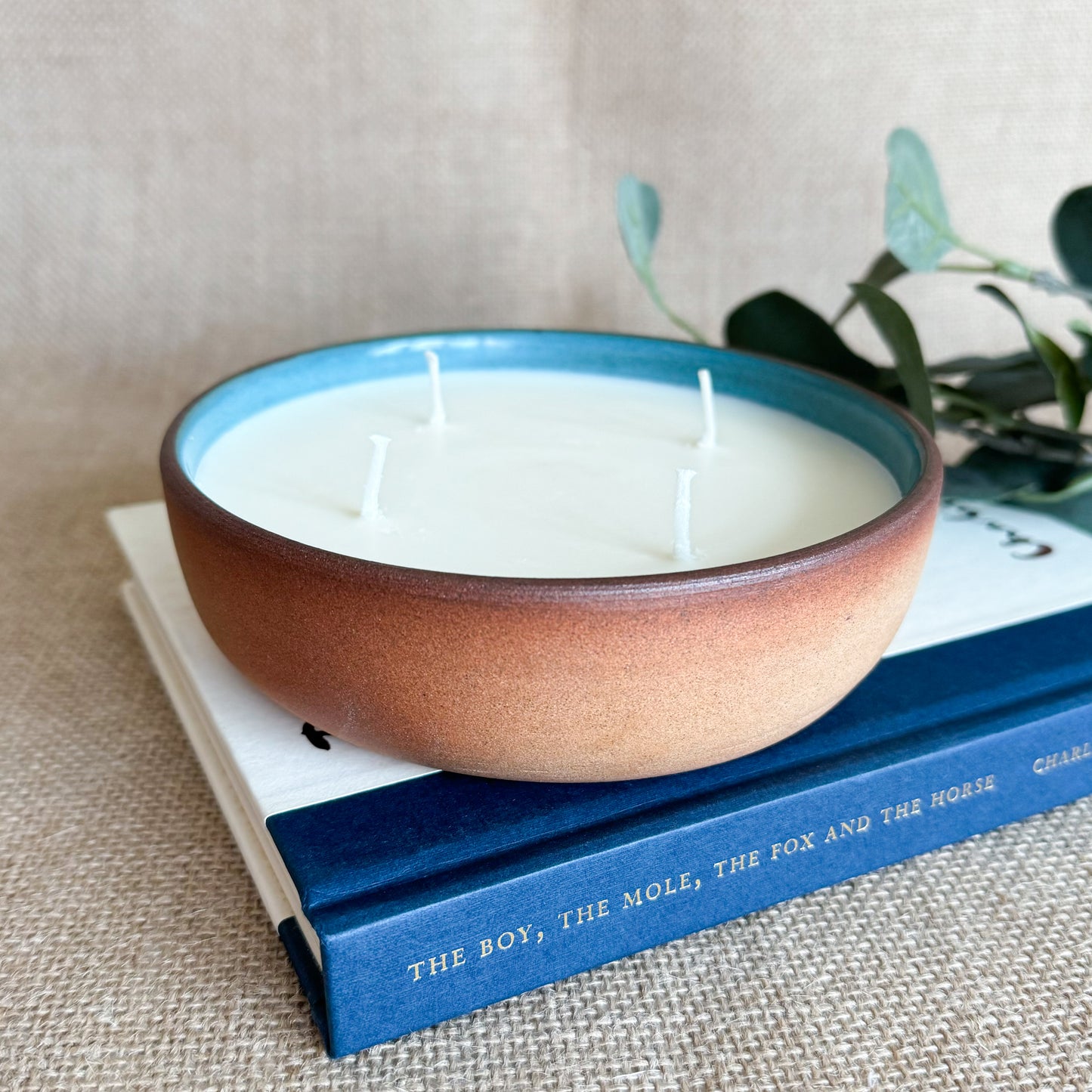 CANDLE : Handmade ceramic Soy Wax Candle