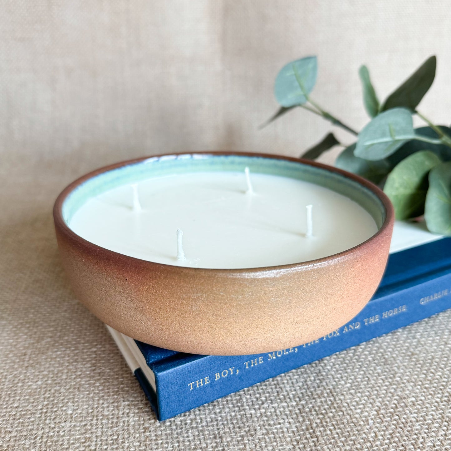 CANDLE : Handmade ceramic Soy Wax Candle