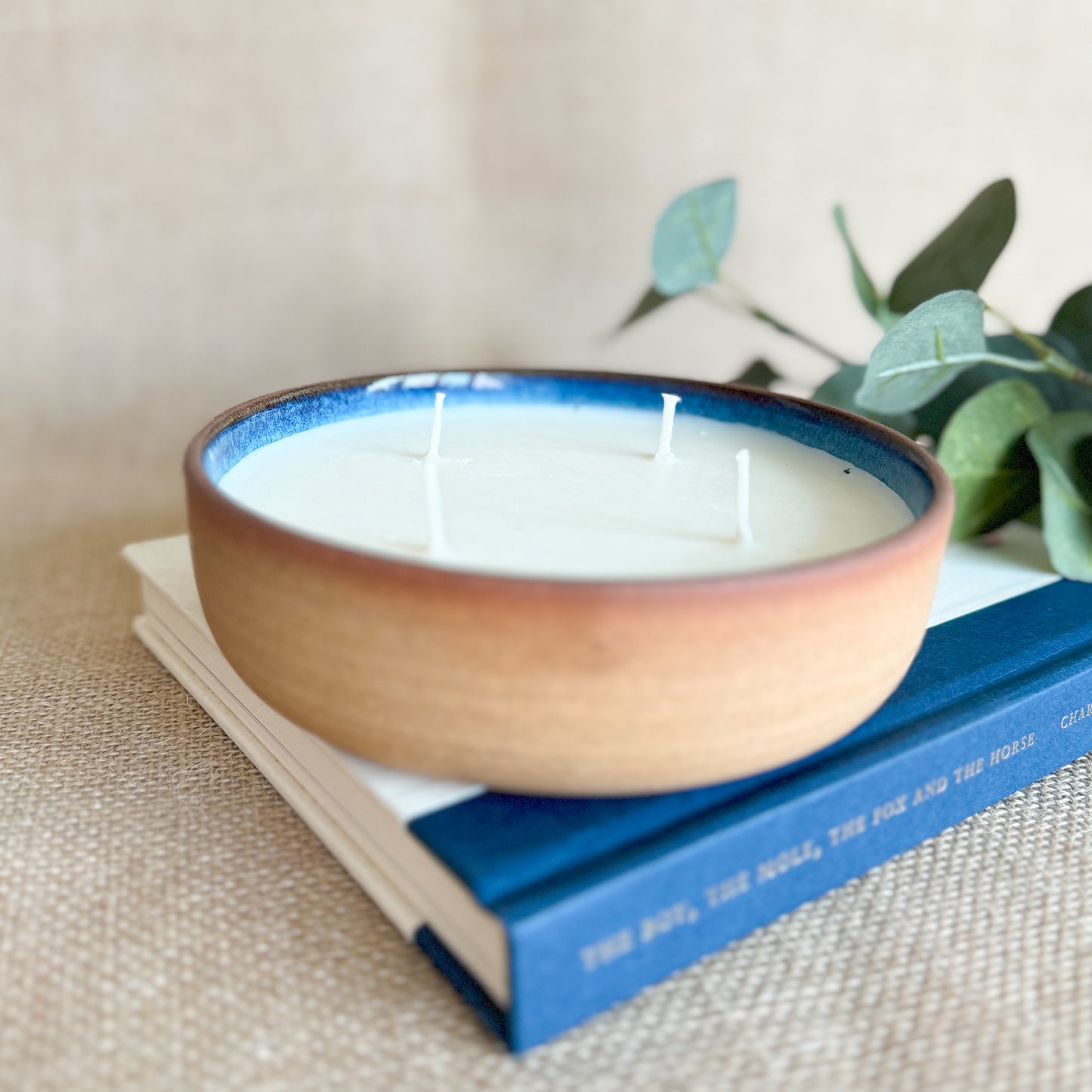 CANDLE : Handmade ceramic Soy Wax Candle