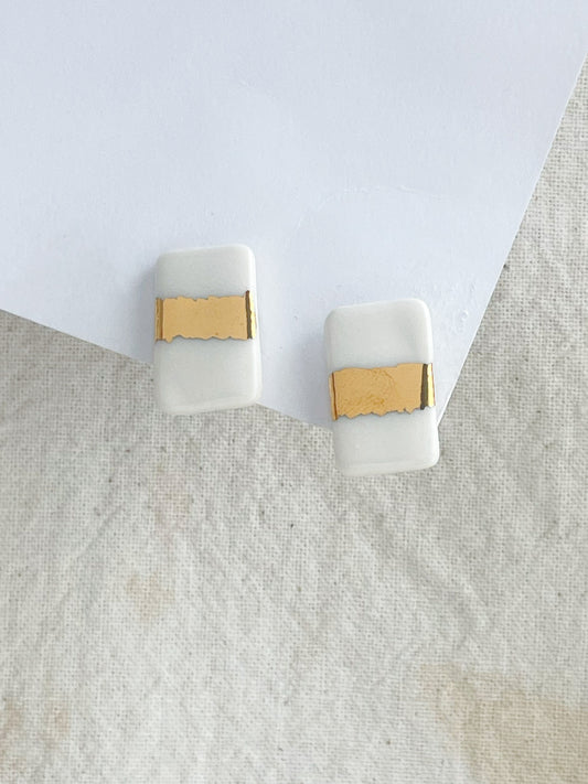 Porcelain Earring: Sun Kissed