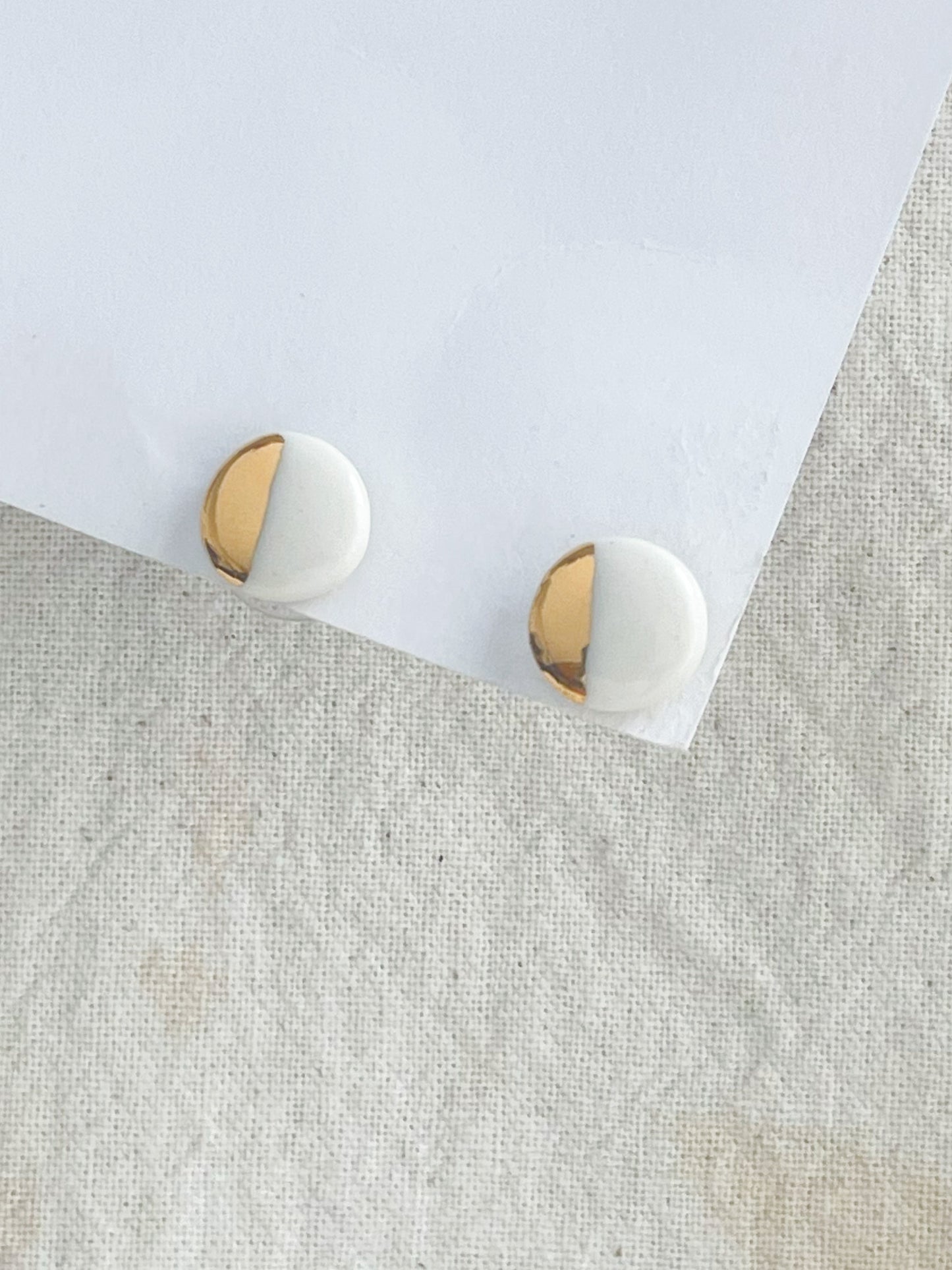 Porcelain Earring: Sun Kissed