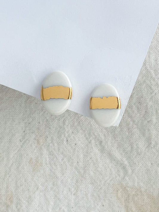 Porcelain Earring: Sun Kissed