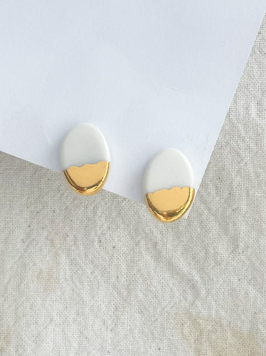 Porcelain Earring: Sun Kissed