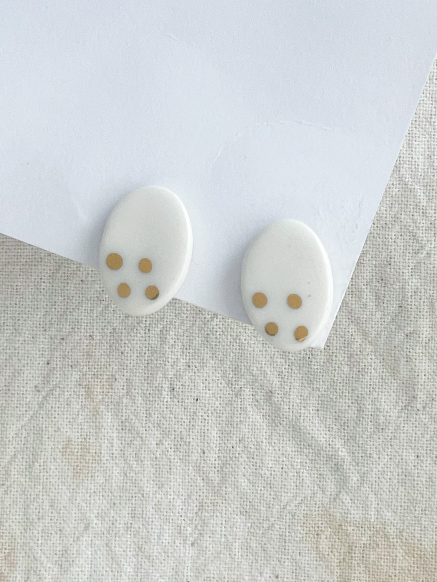 Porcelain Earring: Sun Kissed