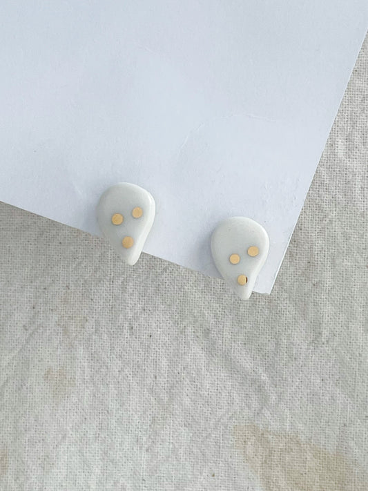 Porcelain Earring: Sun Kissed