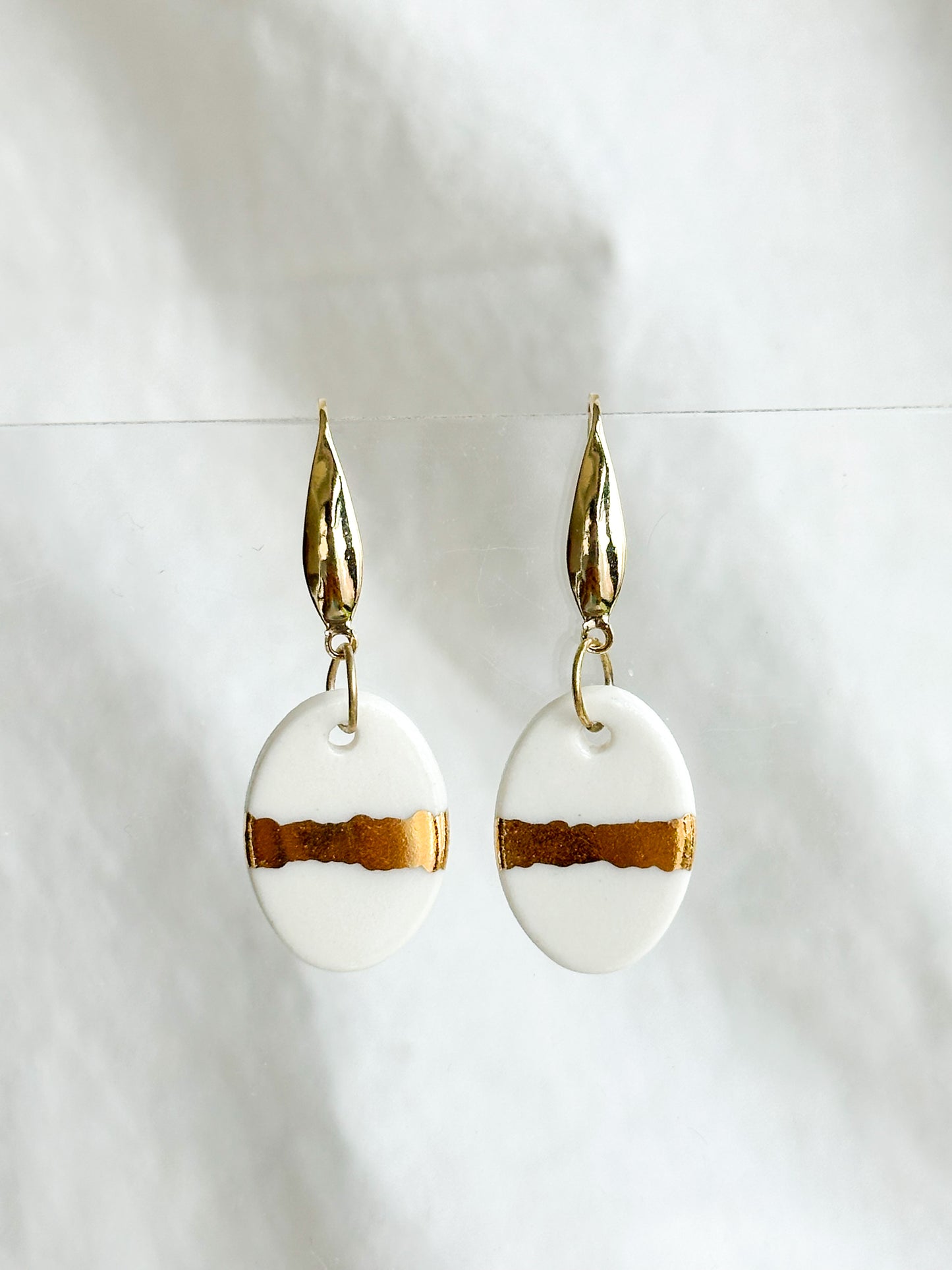 Porcelain Earring: Sun Kissed