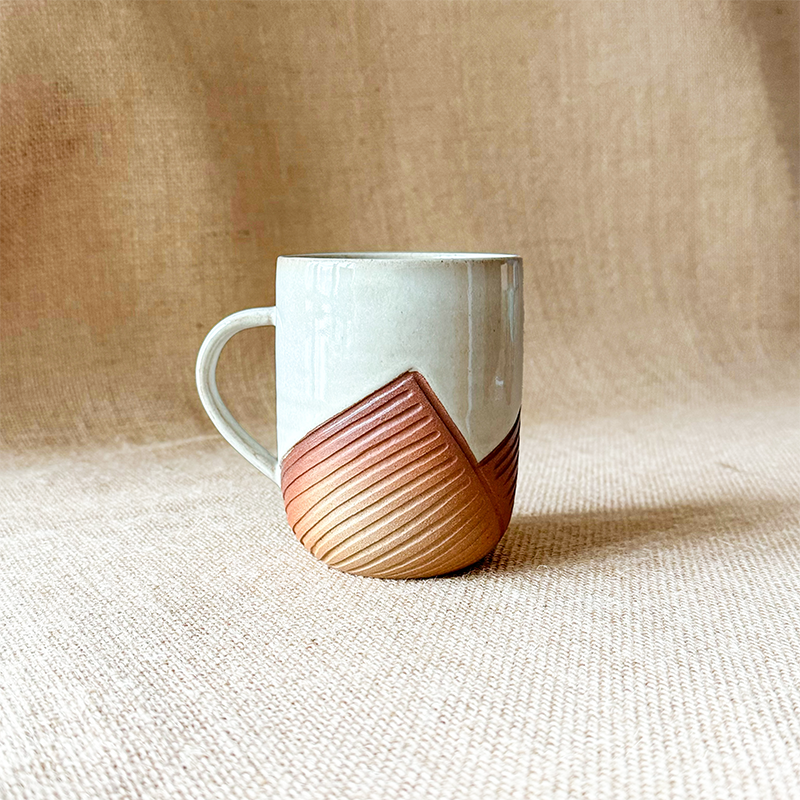 Handmade Pottery Mugs | Handmade Coffee Mug | Facets by Garima