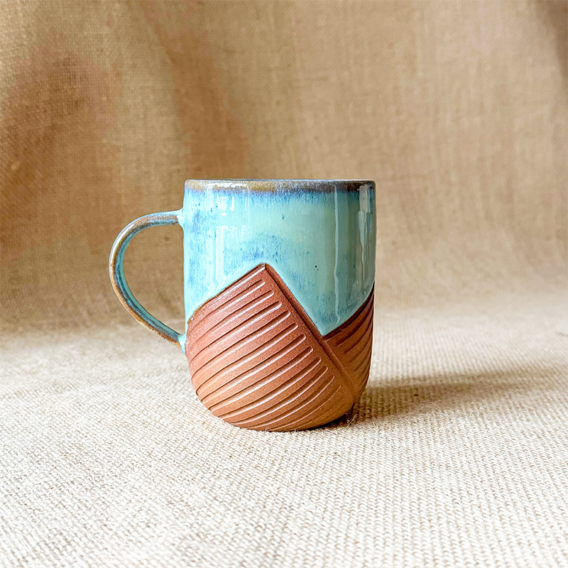 Handmade Pottery Mugs | Handmade Coffee Mug | Facets by Garima