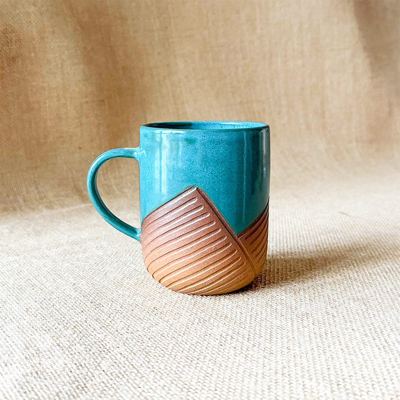 Handmade Pottery Mugs | Handmade Coffee Mug | Facets by Garima