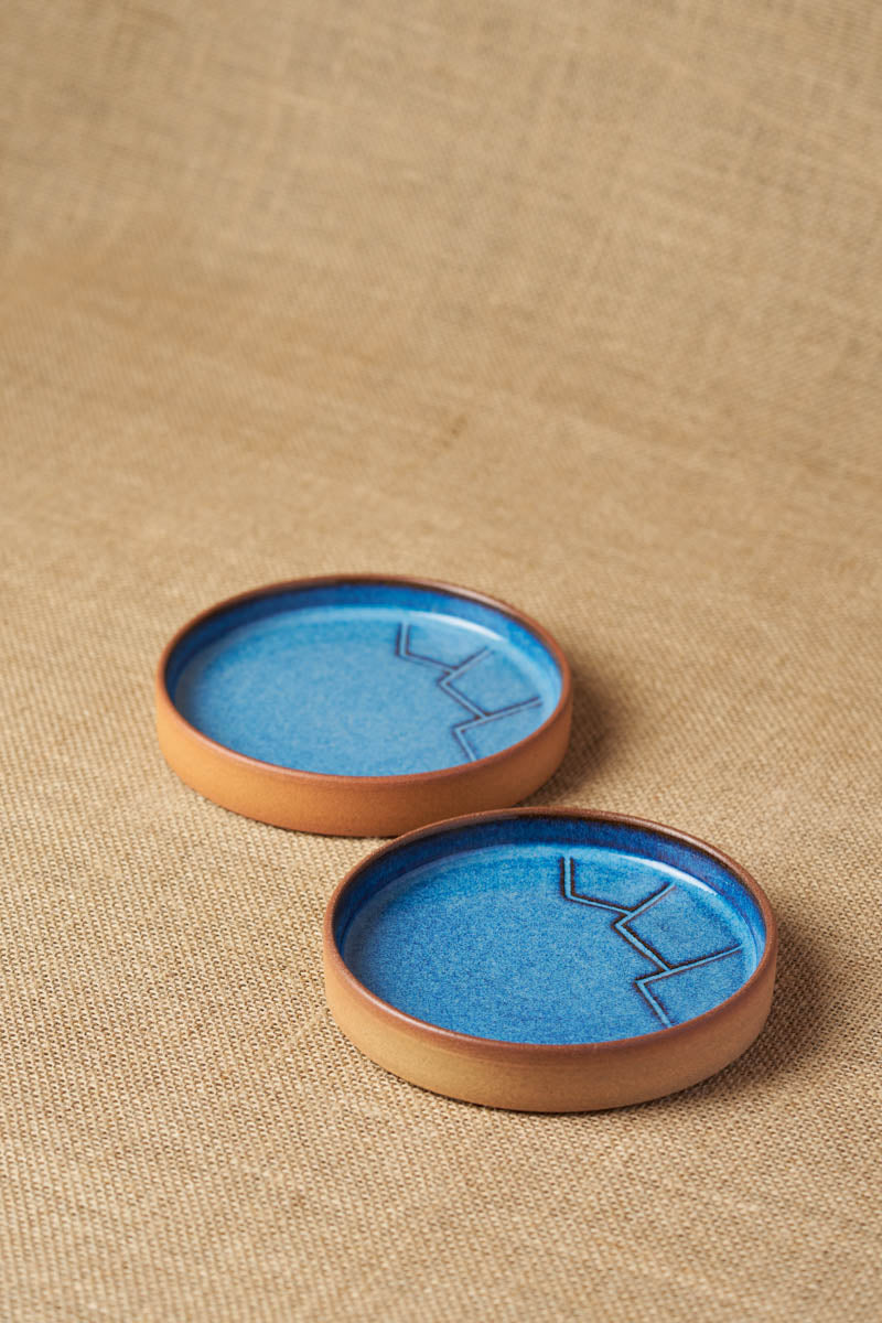 Tiger Hill Snack Plate (Set of 2)