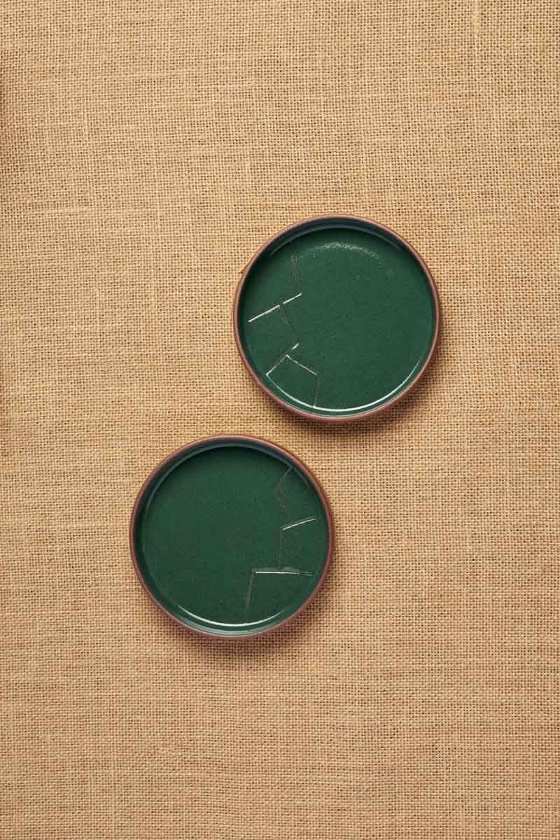 Tiger Hill Snack Plate (Set of 2)