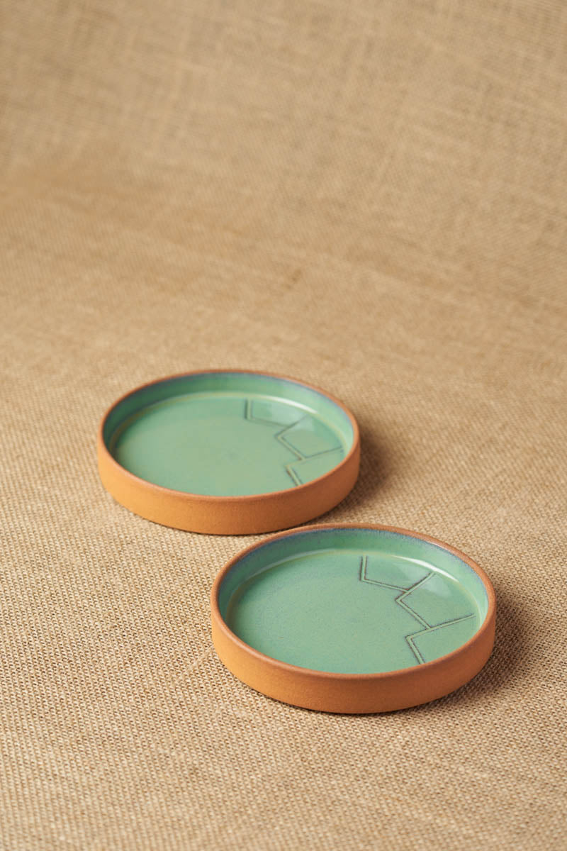 Tiger Hill Snack Plate (Set of 2)