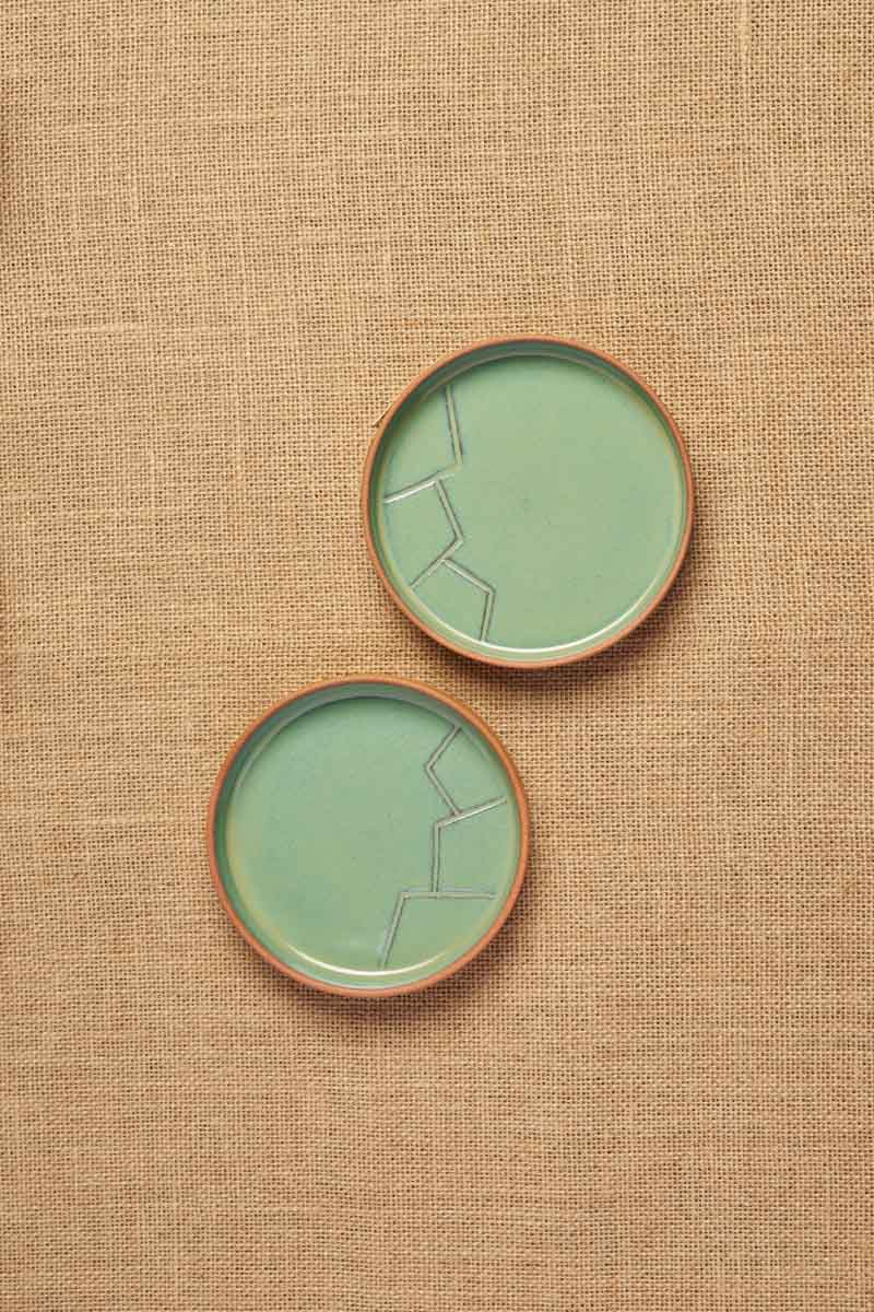 Tiger Hill Snack Plate (Set of 2)