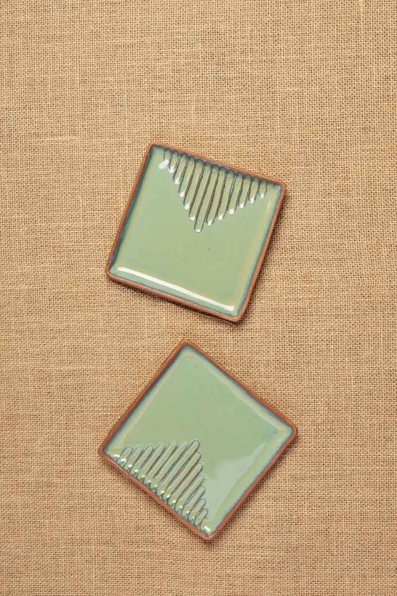 Tiger Hill Square Plate (Set of 2)