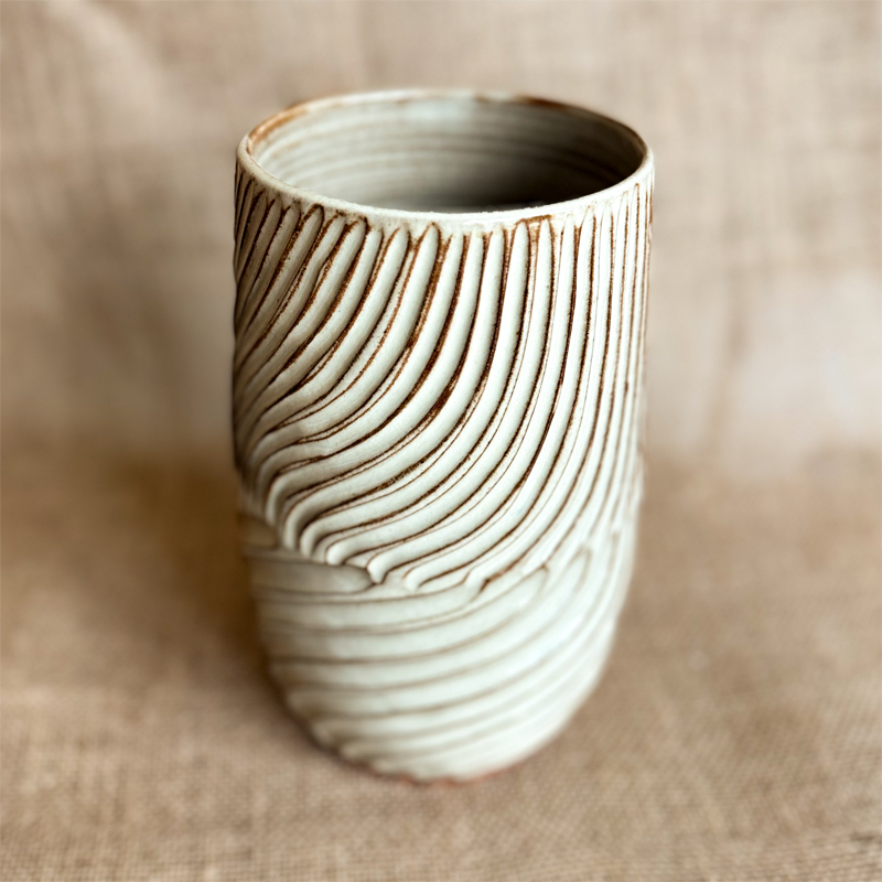 Handmade Ceramic Vase white